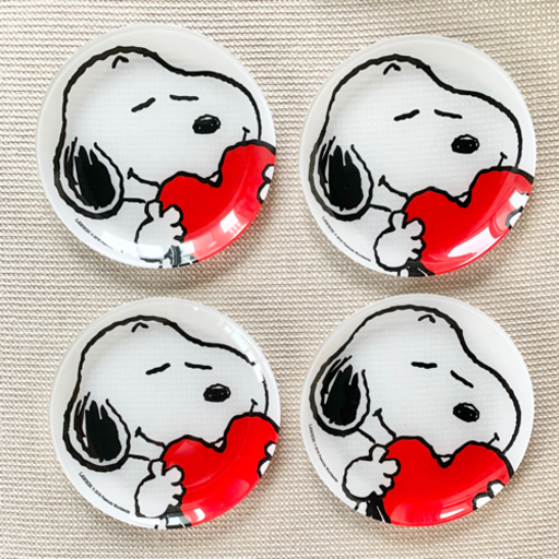 美品 4枚セットスヌーピーローソン皿 小田急相模原の家具の中古あげます 譲ります ジモティーで不用品の処分