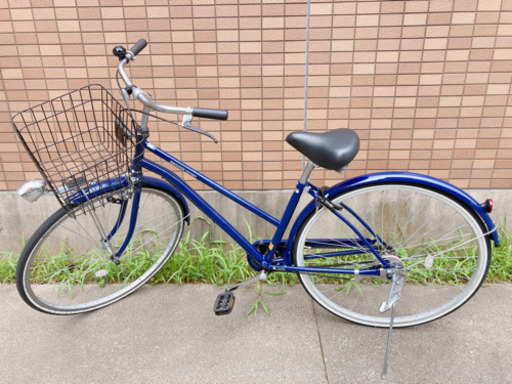 新品自転車　27インチ　カゴ　ライト付き