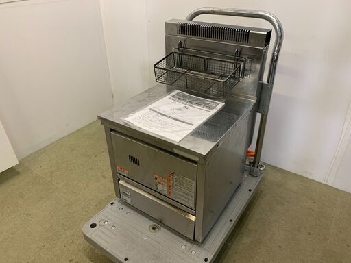 （210831）業務用　厨房用品　タニコー　低輻射熱式NB卓上ガスフライヤー　NB-TCFL-C4045G　LPガス