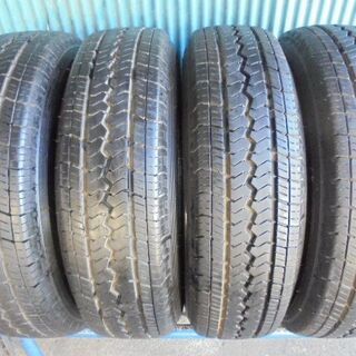 トーヨー　V-02e　195/80R15 107/105L LT　4本　9.5分溝　極上品！