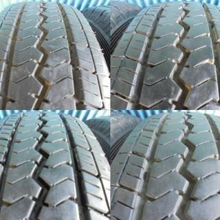 トーヨー　V-02e　195/80R15 107/105L LT　4本　9.5分溝　極上品！