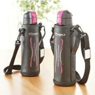 ⑪【新品・未使用】【7個まとめ売り】パール金属/NEWエナジーチャージャー/ダイレクトボトル/HB-3063/1100ml/ピンク×ブラック/水筒/スポーツ/ステンレスボトル/ポーチ付/ 