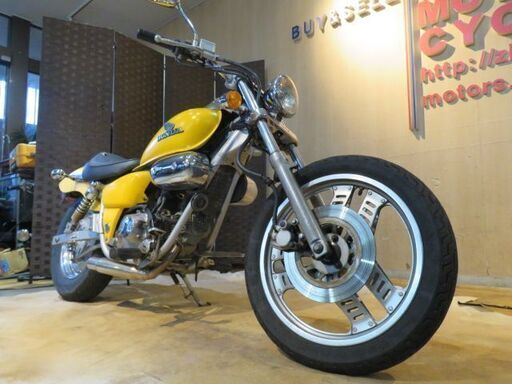 □ HONDA MAGNA FIFTY 50 AC13 ホンダ マグナ フェィフティ 50 50cc 15451km 希少 イエロー 実動! 自賠R5.8 バイク 札幌発 □ HONDA MAGNA FIFTY 50 AC13 ホンダ マグナ フェィフティ 50 50cc