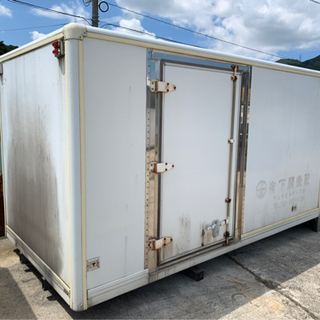 No.532 保冷バン 2ｔ 車 アルミ 箱 バイク 倉庫 トラック コンテナ 米 保管庫 物置 DIY No.532 保冷バン 2t 車 アルミ 箱 バイク 倉庫 トラック コンテナ 米