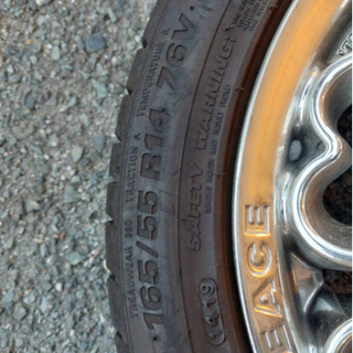 可愛いメッキホイール♥️ハート！