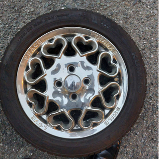 可愛いメッキホイール♥️ハート！