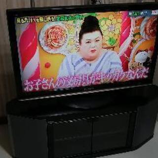 パナ37型TV＋パナTV台（スピーカー内蔵）