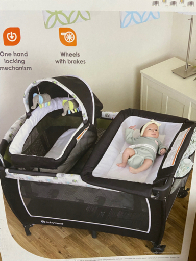 baby trend ベビーベッド、ベビーサークル