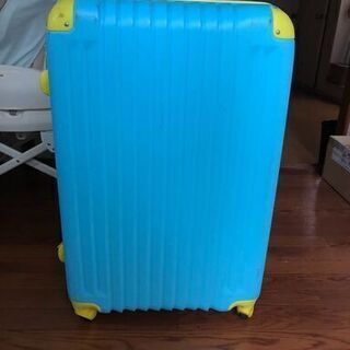 スーツケース大型　ブルー　中古 無料