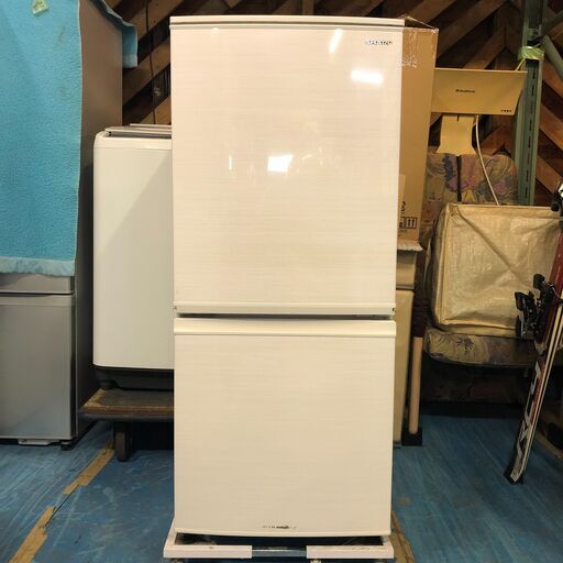 ⭐︎SHARP 2020年式 ノンフロン冷凍冷蔵庫 137L ホワイト SJ-D14F-W ...