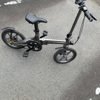 引き取り限定価格」新品最軽量14kg電動折り畳み自転車
