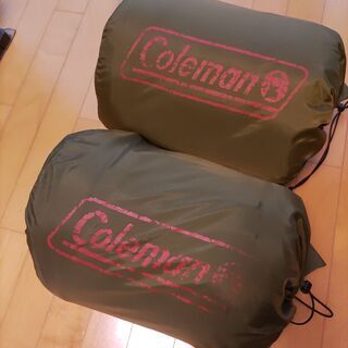 【ネット決済】コールマン寝袋　ジョイント可能2個