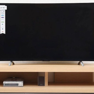 【9/1再投稿】テレビ48インチ　湾曲スクリーン　大型サラウンドスピーカー　外付けHDD可能　