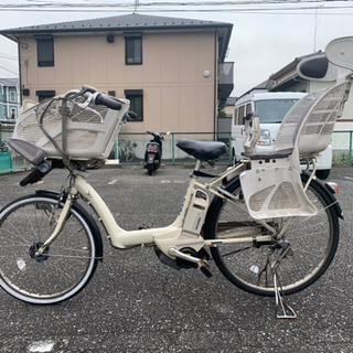 ブリヂストン製 電動 アシスト 自転車 3段ギア 機関良好 バッ...
