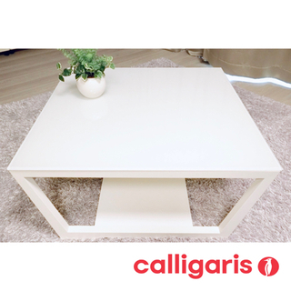 Calligaris/カリガリス】ガラスセンターテーブル【イタリア製】