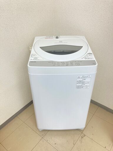 【極上美品】【地域限定送料無料】洗濯機 TOSHIBA 5kg 2018年製 CSS083001 10146円