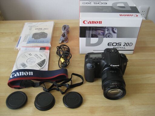 キャノン Canon EOS20D ボディ(元箱付) Canon ZOOM 35～105 1:3.5-4.5 レンズ