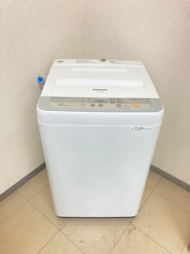 【美品】【地域限定送料無料】洗濯機 Panasonic 5kg 2017年製CSA083007