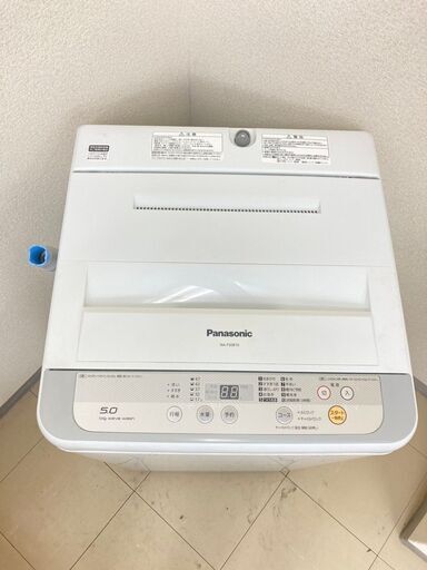 【美品】【地域限定送料無料】洗濯機 Panasonic 5kg 2017年製CSA083007