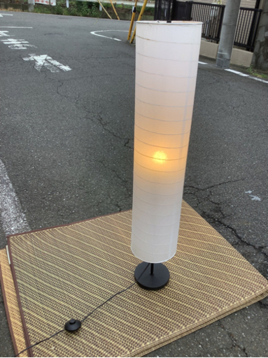 引渡済！難あり　IKEA フロアスタンド間接照明　和