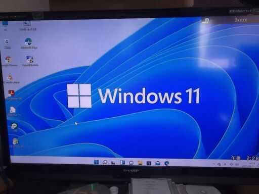 Windows11 　SSD128GＢ＋2TBHDD　メモリ8GB