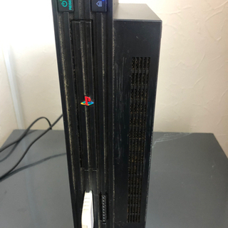 中古PlayStation2 本体　コントローラー、配線、ソフト×4