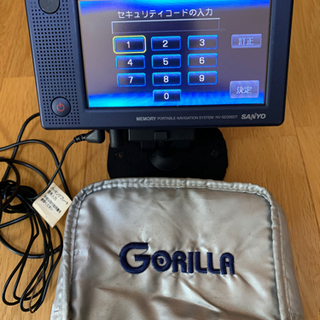 早い方に優先 SANYO GORILLA メモリーポータブルナビ...