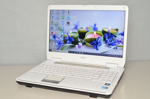 最新Windows10+office 大容量HDD500GB 富士通 NF/G50 高速 i3-330M//4GB/15.6インチ/無線内蔵/DVDマルチ/HDMI/テンキー/便利なソフト多数