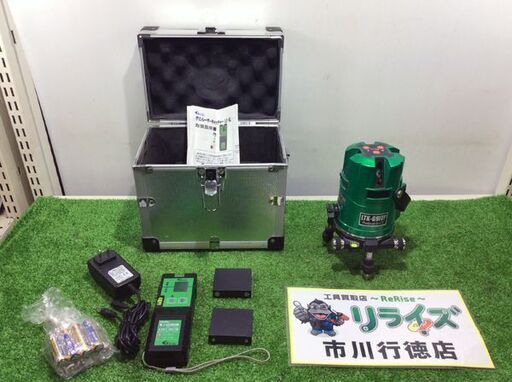 テクノ LTK-G910P グリーンレーザー墨出し器【リライズ市川行徳店】【店頭取引限定】【中古】ITVFW24K2JGG