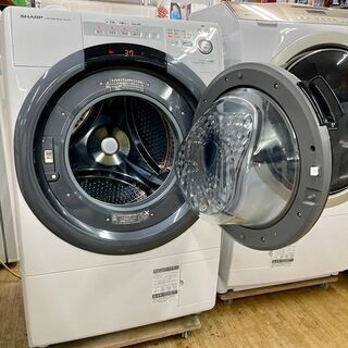 美品【 SHARP 】シャープ コンパクトドラム 洗濯7.0㎏/乾燥3.5 