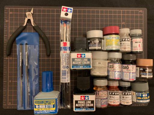 決定済み　プラモデル塗装用道具など一式　合計5.5万円分 決定済み プラモデル塗装用道具など一式 合計5.5万円分