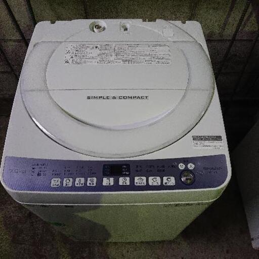 0901-5 SHARP 洗濯機 ES-T710 2018年製 7㎏