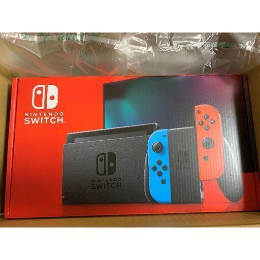 （新品）新型Nintendo Switch本体　ネオンブルー(R) ネオンレッド（L）