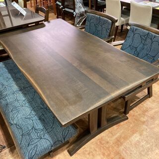 愛品館市原店】イバタインテリア ベンチダイニング4点セット【管理 