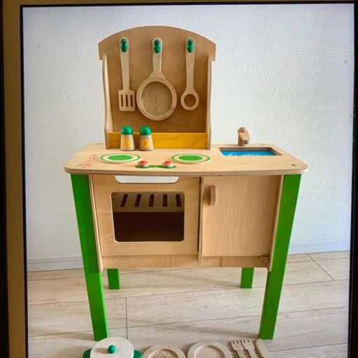 hape ハペ　はじめてのキッチン　（　おままごと　キッチン　おままごとセット キッチンセット おままごとキッチン 木製キッチン