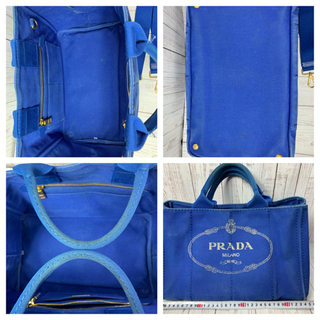 ネット決済可能 PRADA プラダ カナパ ビッグサイズ A4可能