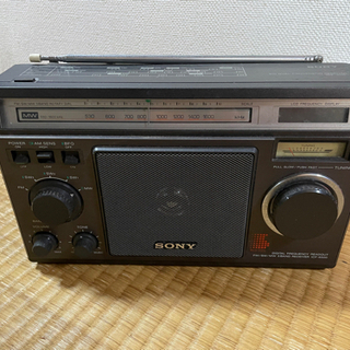 古いラジオ　SONY ICF-6500 アンティーク　レトロ　昭和