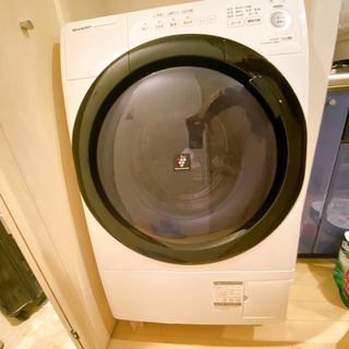 【ネット決済】シャープ 洗濯機 ドラム式 ES-H10E-WL 