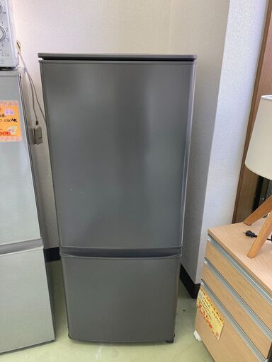 【リサイクルショップ　ピカソ　小松原】2020年式　三菱電機　2ドア式冷蔵庫　146L　右開き　MR-P15F-H★9128★