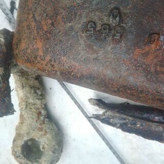 軍艦部品と荷吊り器具セット太平洋戦争