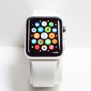 アップルウォッチ series3 42mm GPSステンレス Apple Watch Series 3 GPS, 42mm Silver Aluminum Case, White