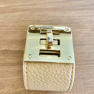 【在庫処分】【新品・未使用】【20個まとめ売り】レザーブレスレット（ベージュ）