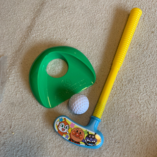 アンパンマン　プラスチック　ゴルフ　パター