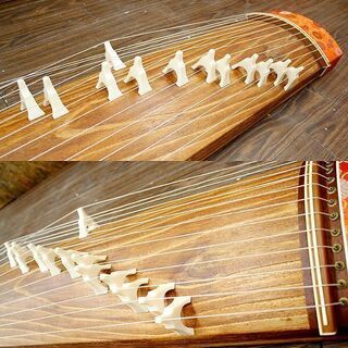 札幌 引き取り ☆ 和楽器 お琴 ② 13弦 全長約185cm 伝統楽器 日本
