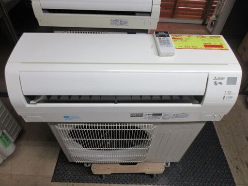 K02457　三菱　中古エアコン　主に6畳用　冷2.2kw ／ 暖2.5kw