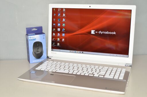 Windows10+office 新品爆速SSD512GB 東芝dynabook T75/FGD 高性能 i7-8550U/メモリ8GB/WEBカメラ/15.6インチ/ブルーレイ/HDMI/便利なソフト