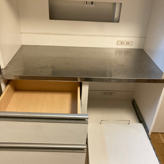 食器棚 レンジ台 キッチンボード 90×180