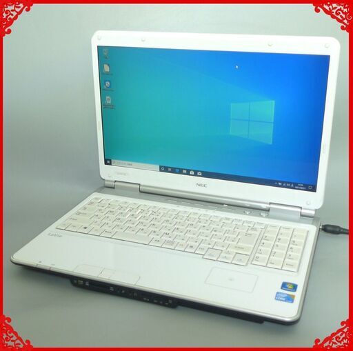 即使用可能 ノートパソコン Windows10 中古美品 16型ワイド NEC LaVie PC-LL750WG6W Core i5 4GB 500GB Blu-ray 無線 Wi-Fi Office有
