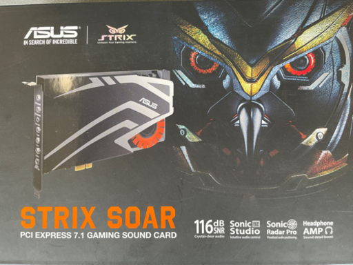 PCパーツ asus strix soar gaming sound card