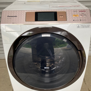 Panasonic 10kg/6.0kg ドラム式洗濯機 NA-...